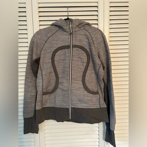 lululemon athletica Gray Zip-Up Hoodie